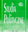 Studia Polityczne vol. 41 (2016 nr 1)