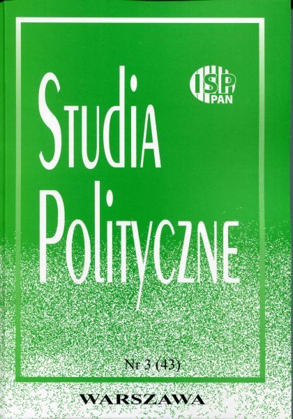 Studia Polityczne, vol. 43 (2016 nr 3)