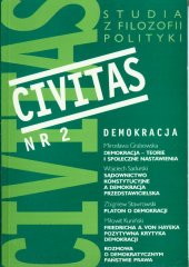 CIVITAS. Studia z filozofii polityki, nr 2 (rocznik 1998) : Demokracja