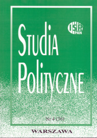 Studia Polityczne, vol. 36 (2014 nr 4)