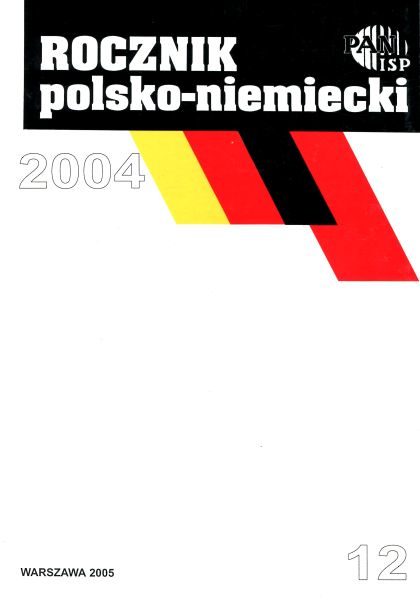 Rocznik Polsko-Niemiecki, nr 12 (rocznik 2004)