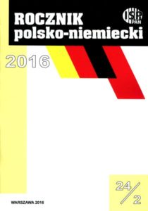 "Rocznik Polsko-Niemiecki", vol. 24 /z. 2 (2016 nr 2)