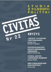 Civitas. Studia z filozofii polityki, nr 22: kryzys