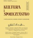 Kultura i Społeczeństwo, 2019 nr 3 : W setną rocznicę urodzin Antoniny Kłoskowskiej