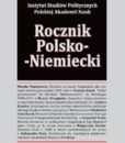 Rocznik Polsko-Niemiecki, nr 27 (rocznik 2019)