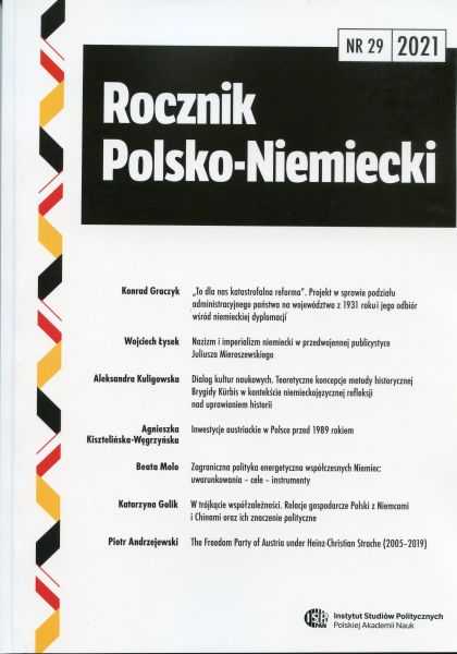 Rocznik Polsko-Niemiecki, nr 29 (rocznik 2021)