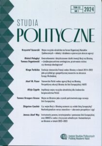 Studia Polityczne, tom 52, nr 1 (2024) : Wojna Rosji z Ukrainą