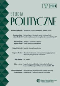 Studia Polityczne, 2024 nr 4