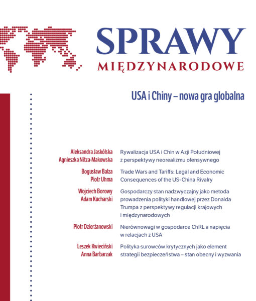 Sprawy Międzynarodowe, 2025, tom 78, nr 1 : USA i Chiny – nowa gra globalna